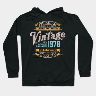 Premium Quality original part (mostly) vintage 1978 Hoodie